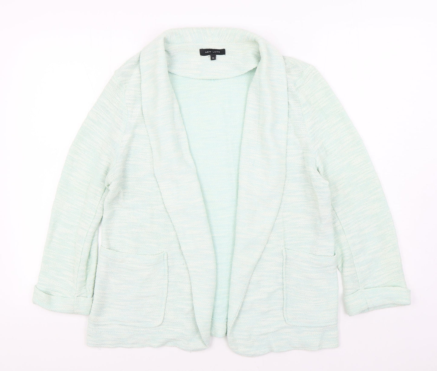 Womens UK Size 14 New Look Green Cardigan Jumper