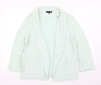 Womens UK Size 14 New Look Green Cardigan Jumper
