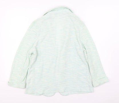 Womens UK Size 14 New Look Green Cardigan Jumper