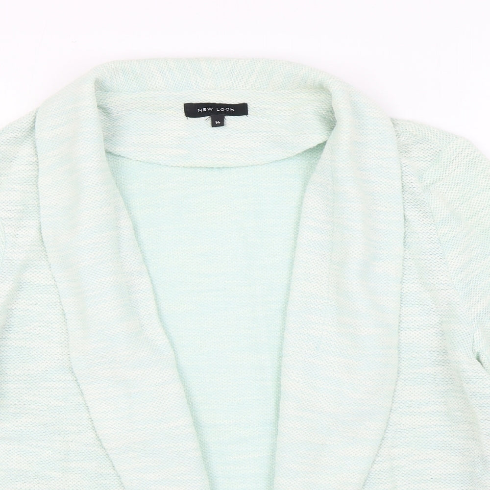 Womens UK Size 14 New Look Green Cardigan Jumper