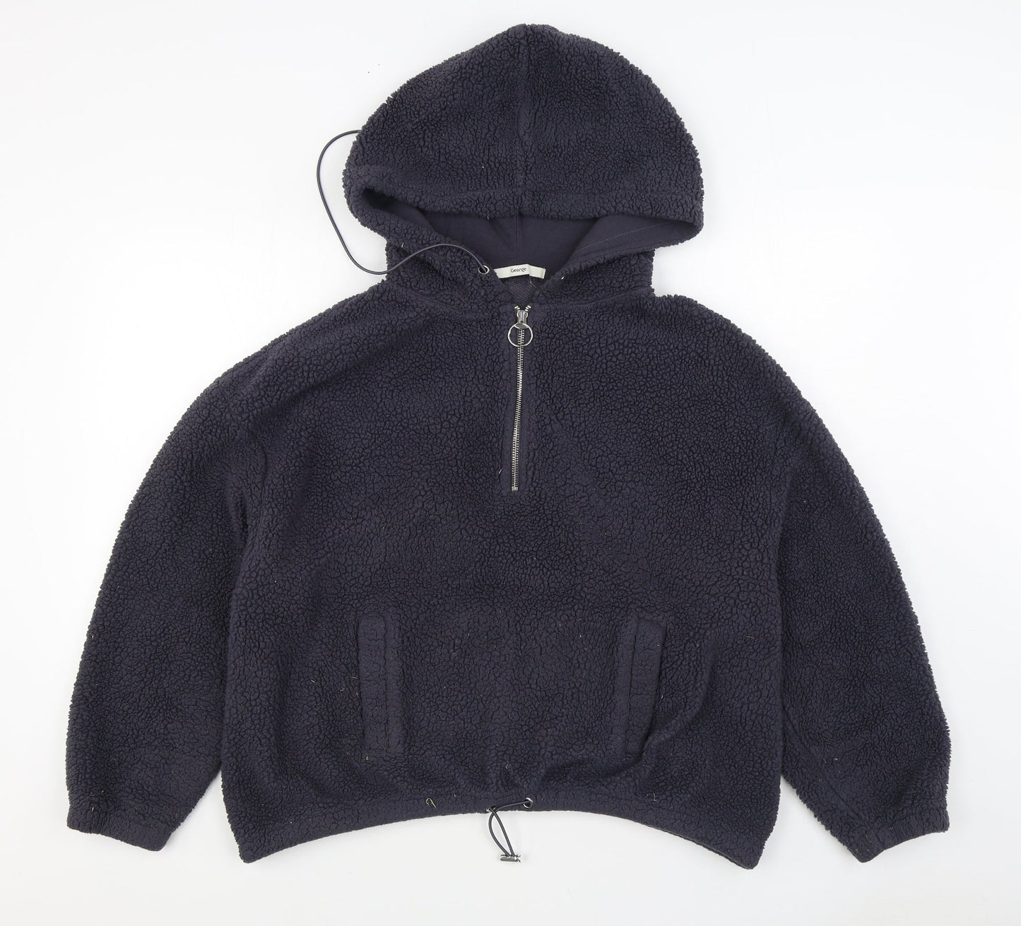 George Womens Grey Jacket Size L Zip