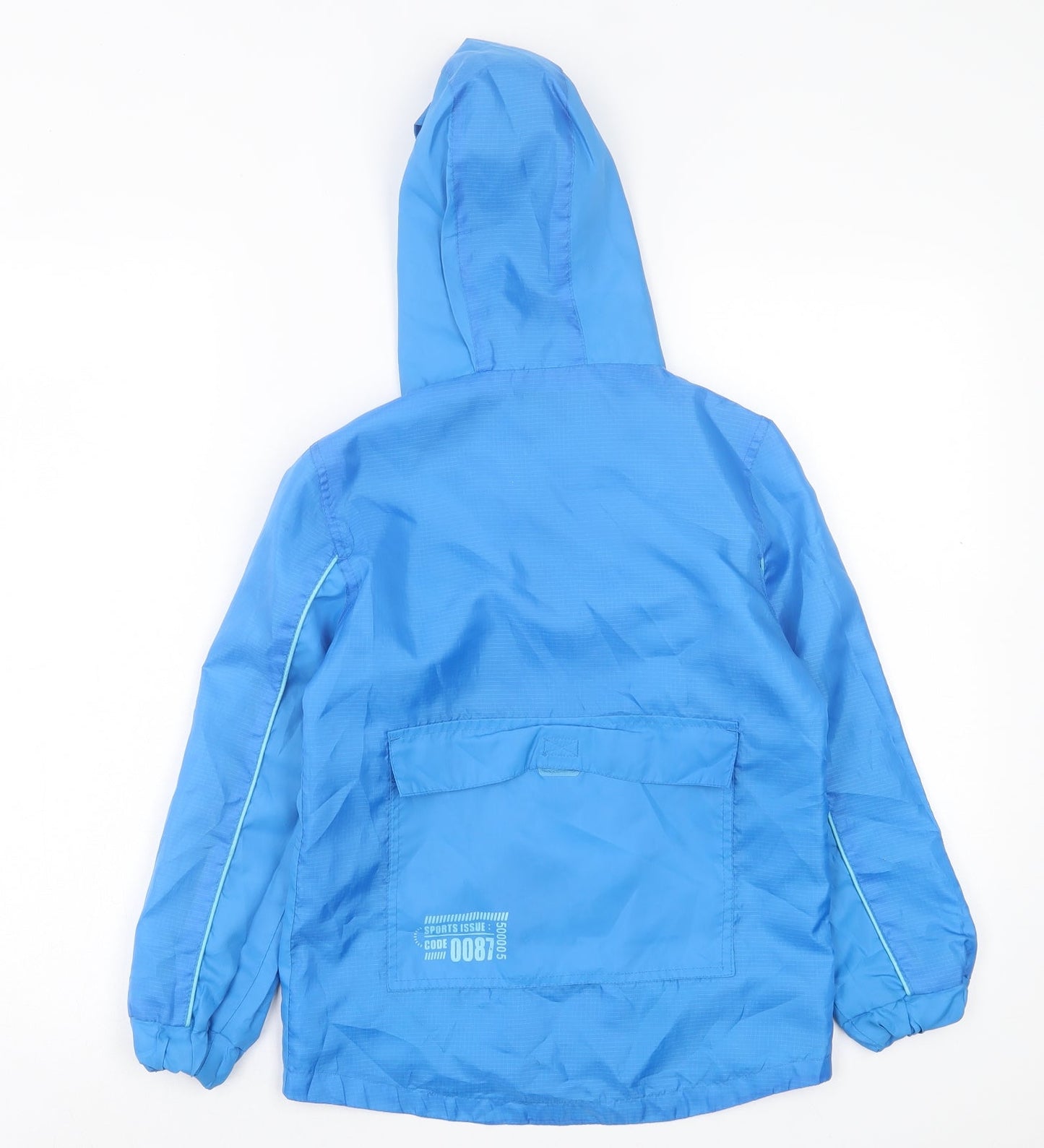 Cherokee Boys Blue Basic Coat Coat Size 7-8 Years Zip