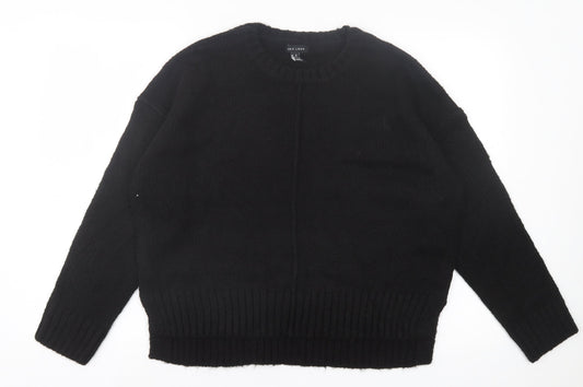 Womens UK Size M New Look Black Pullover Jumper