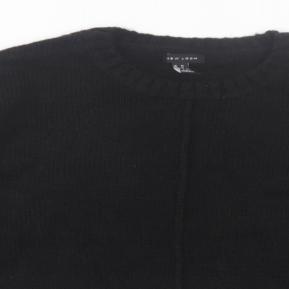 Womens UK Size M New Look Black Pullover Jumper