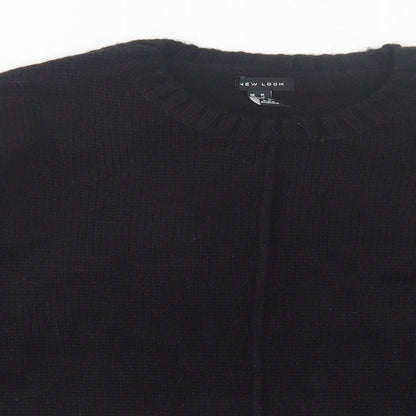 Womens UK Size M New Look Black Pullover Jumper