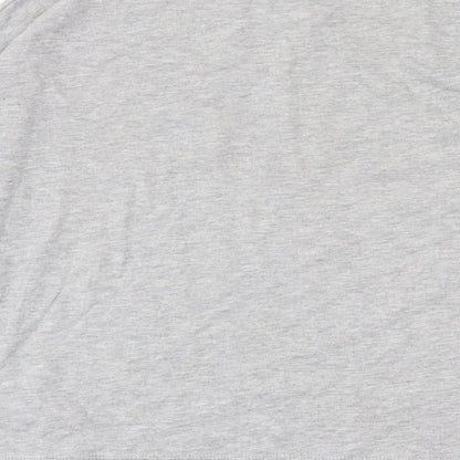 New Look Womens Grey Cotton Pullover Sweatshirt Size S Pullover