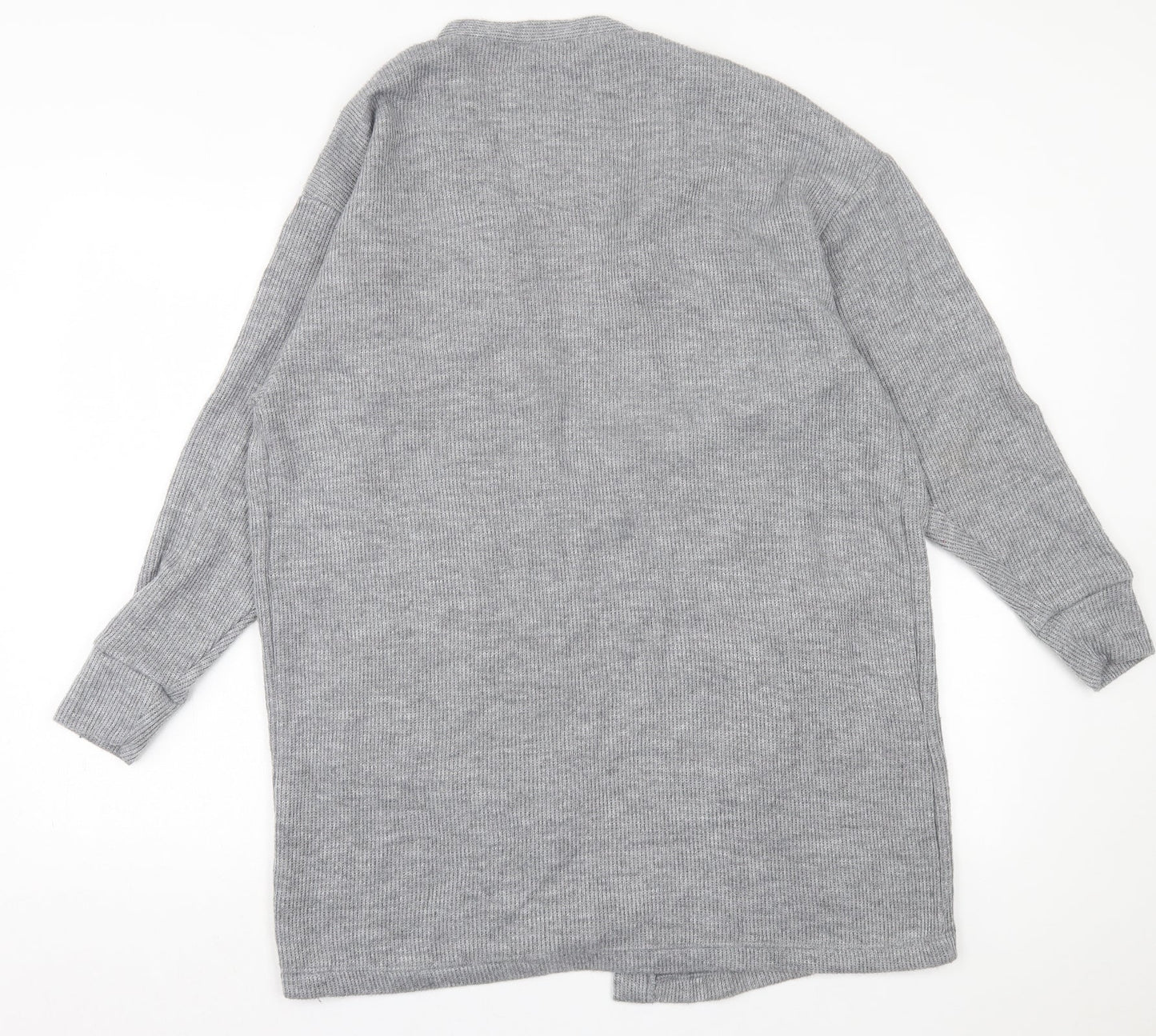 Womens UK Size S River Island Grey Cardigan Jumper