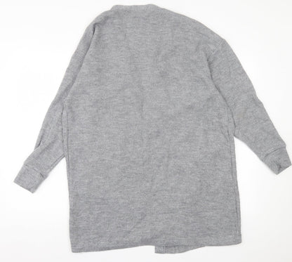 Womens UK Size S River Island Grey Cardigan Jumper