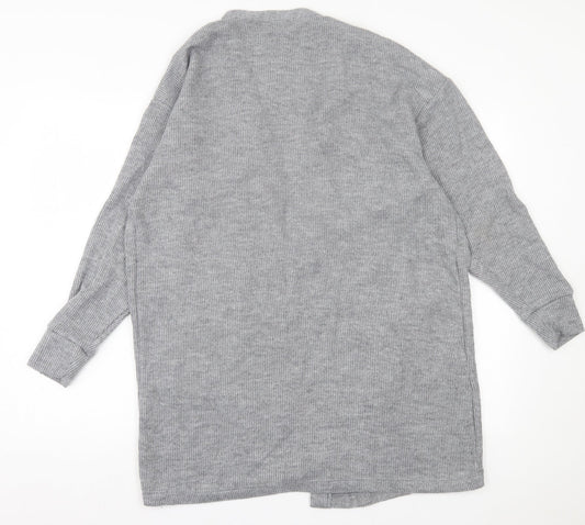 Womens UK Size S River Island Grey Cardigan Jumper