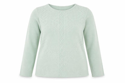 Womens UK Size XL anna rose Green Pullover Jumper