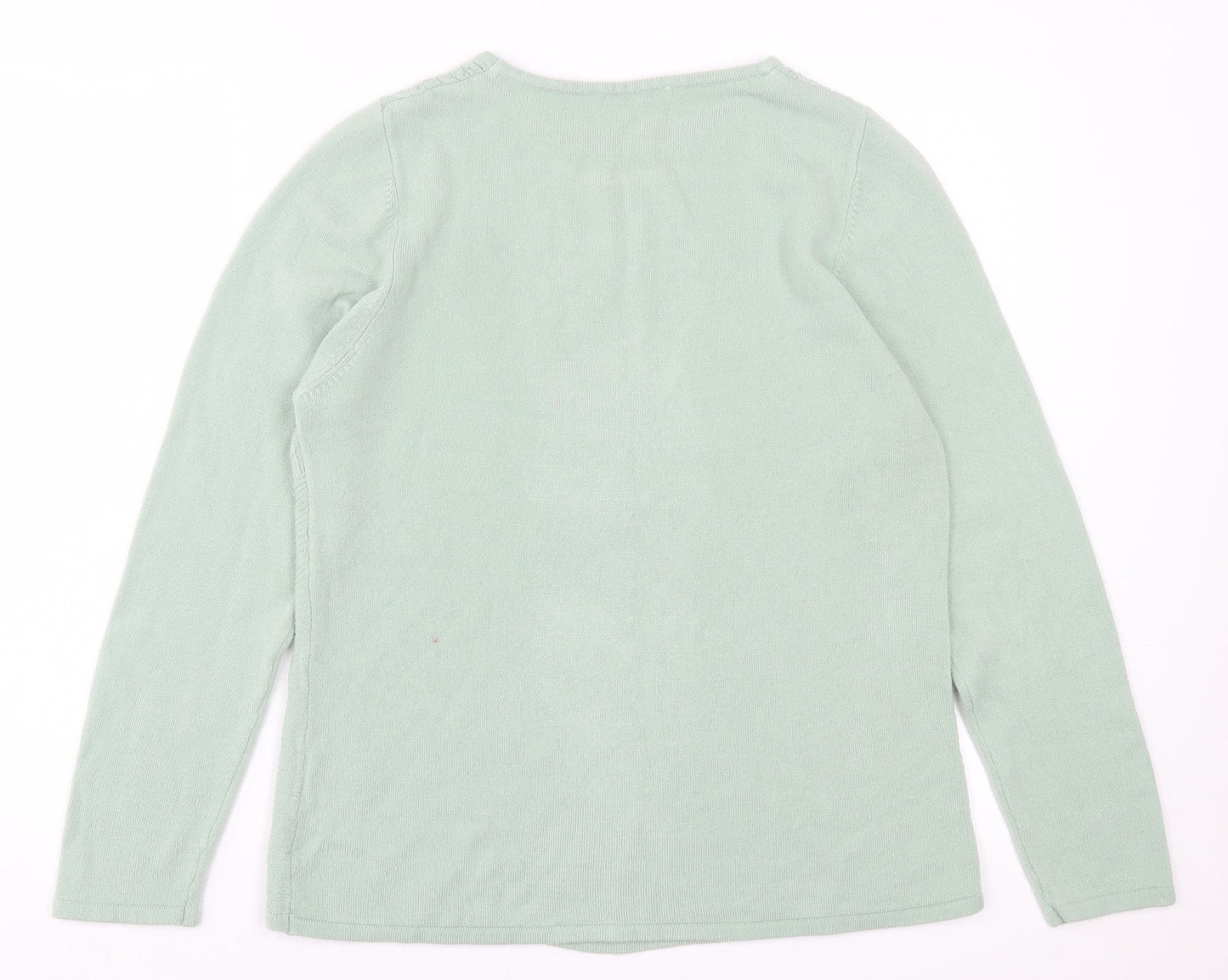 Womens UK Size XL anna rose Green Pullover Jumper