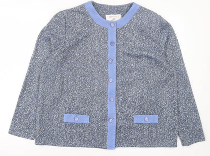 Womens UK Size 20 bonmarch Blue Jacket