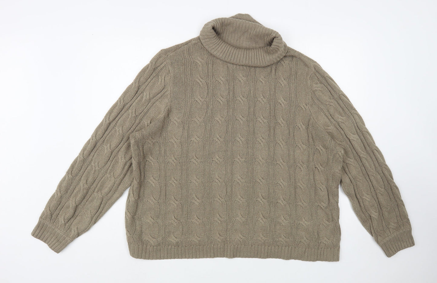 Womens UK Size L bonprix Brown Pullover Jumper