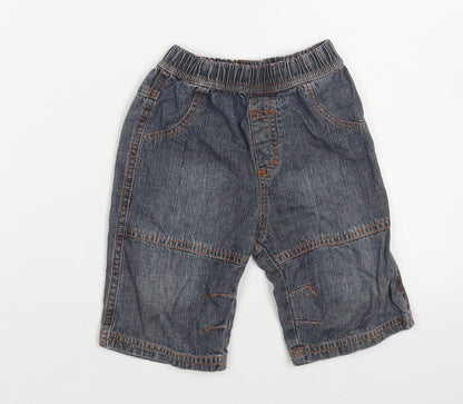By Teddy Baby Blue Cotton Capri Jeans Size 18-24 Months