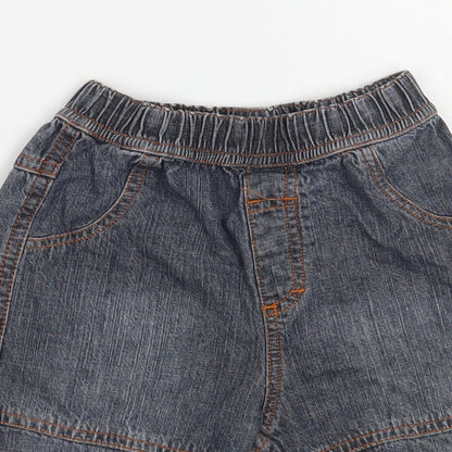 By Teddy Baby Blue Cotton Capri Jeans Size 18-24 Months