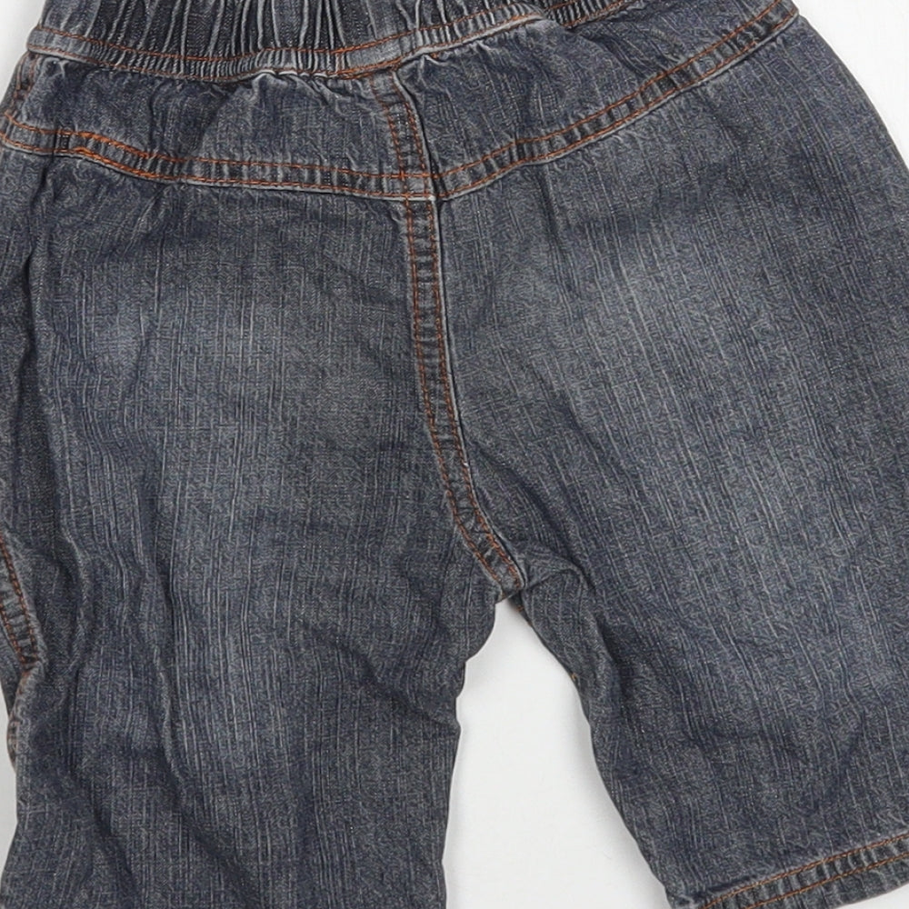 By Teddy Baby Blue Cotton Capri Jeans Size 18-24 Months