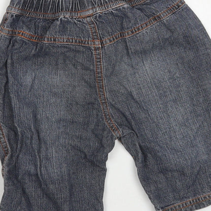 By Teddy Baby Blue Cotton Capri Jeans Size 18-24 Months