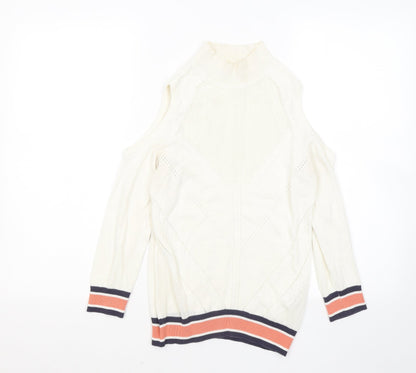 Womens UK Size 10 Urban Bliss White Pullover Jumper