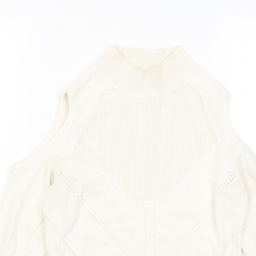 Womens UK Size 10 Urban Bliss White Pullover Jumper