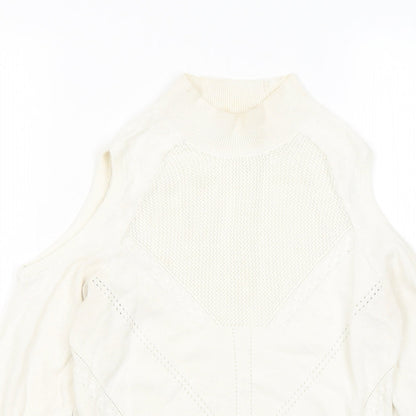 Womens UK Size 10 Urban Bliss White Pullover Jumper