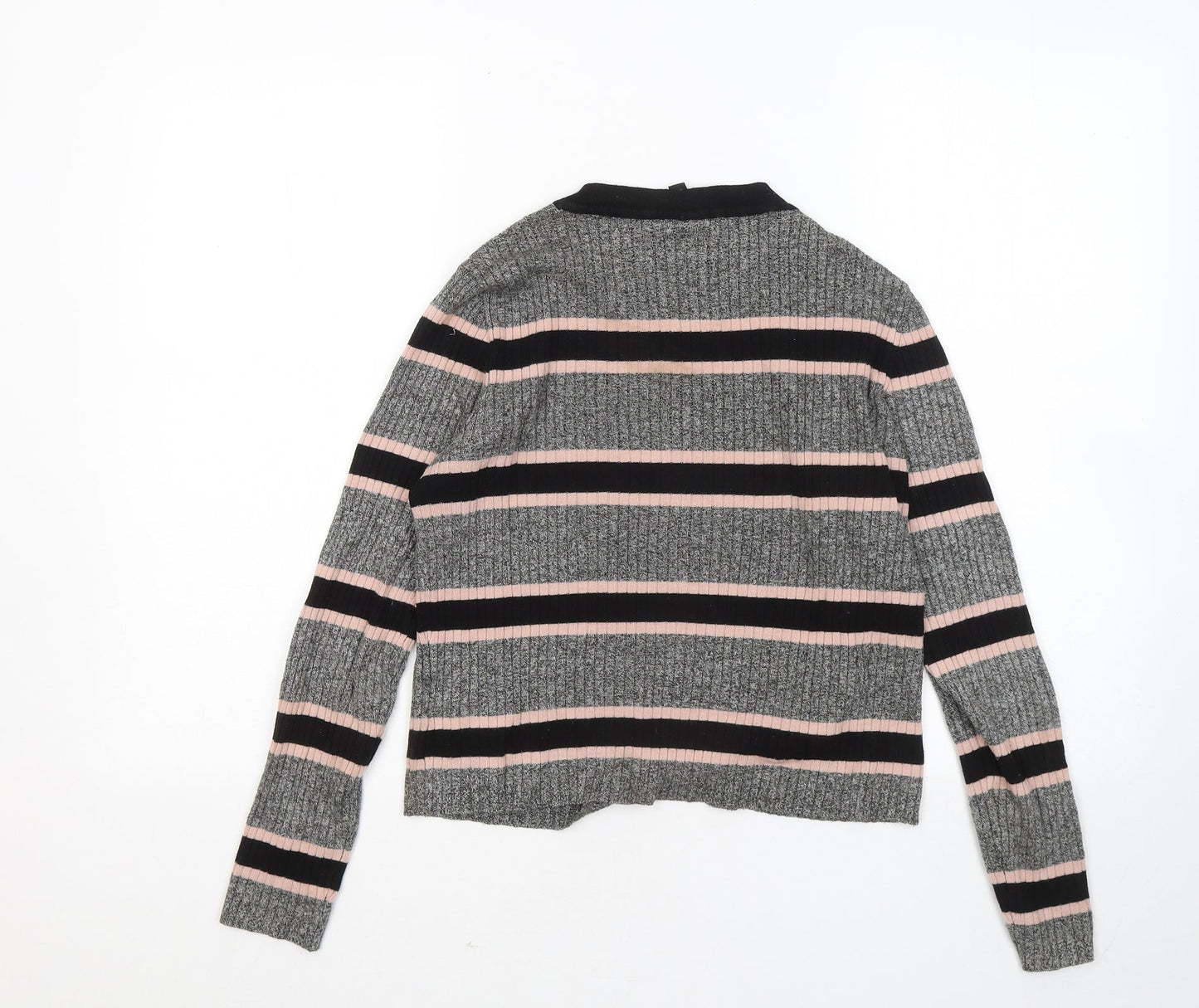 Womens UK Size M Divided by H&M Grey Pullover Jumper