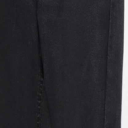 F&F Womens Grey Cotton Jegging Jeans Size 10 L27 in Regular