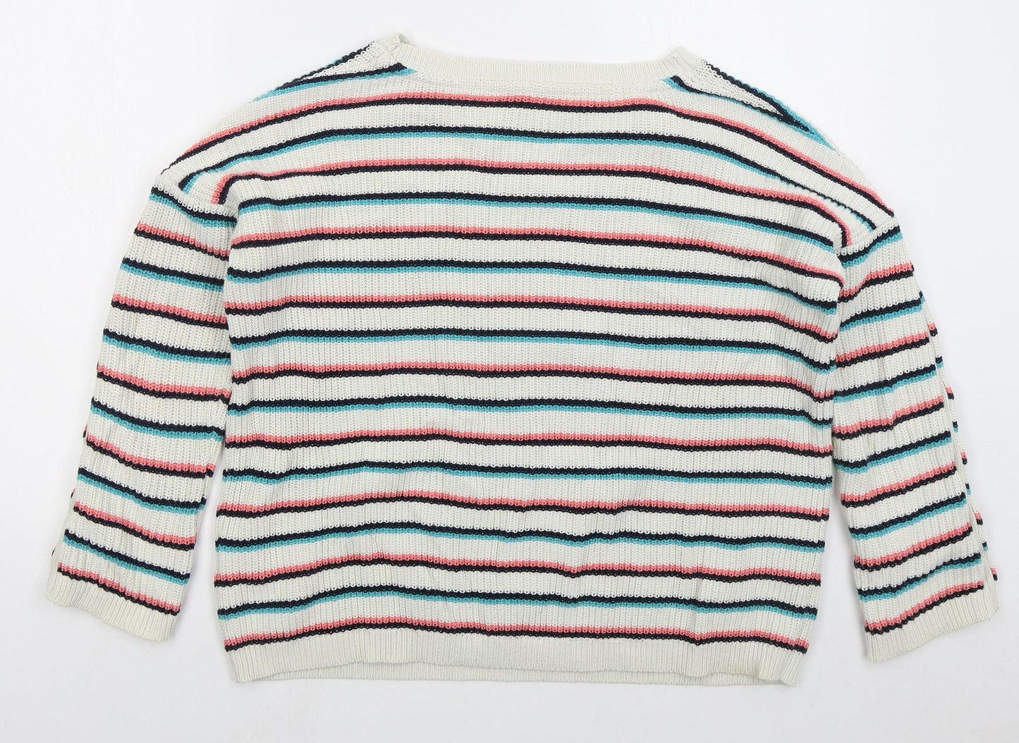 Womens UK Size S Esprit White Pullover Jumper