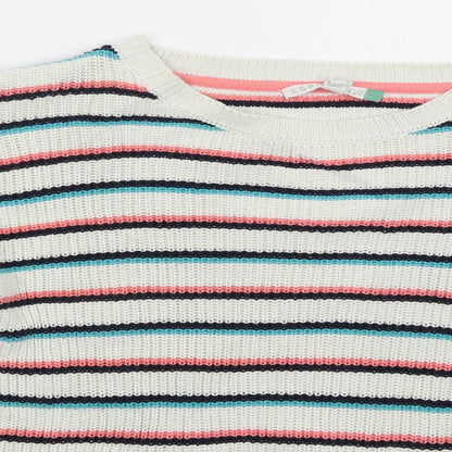Womens UK Size S Esprit White Pullover Jumper
