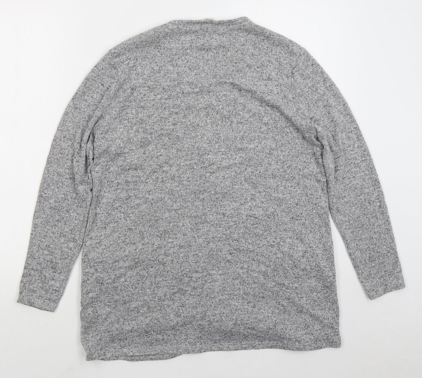 Womens UK Size M George Grey Cardigan Jumper