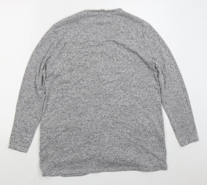 Womens UK Size M George Grey Cardigan Jumper