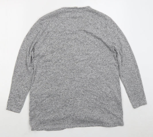 Womens UK Size M George Grey Cardigan Jumper