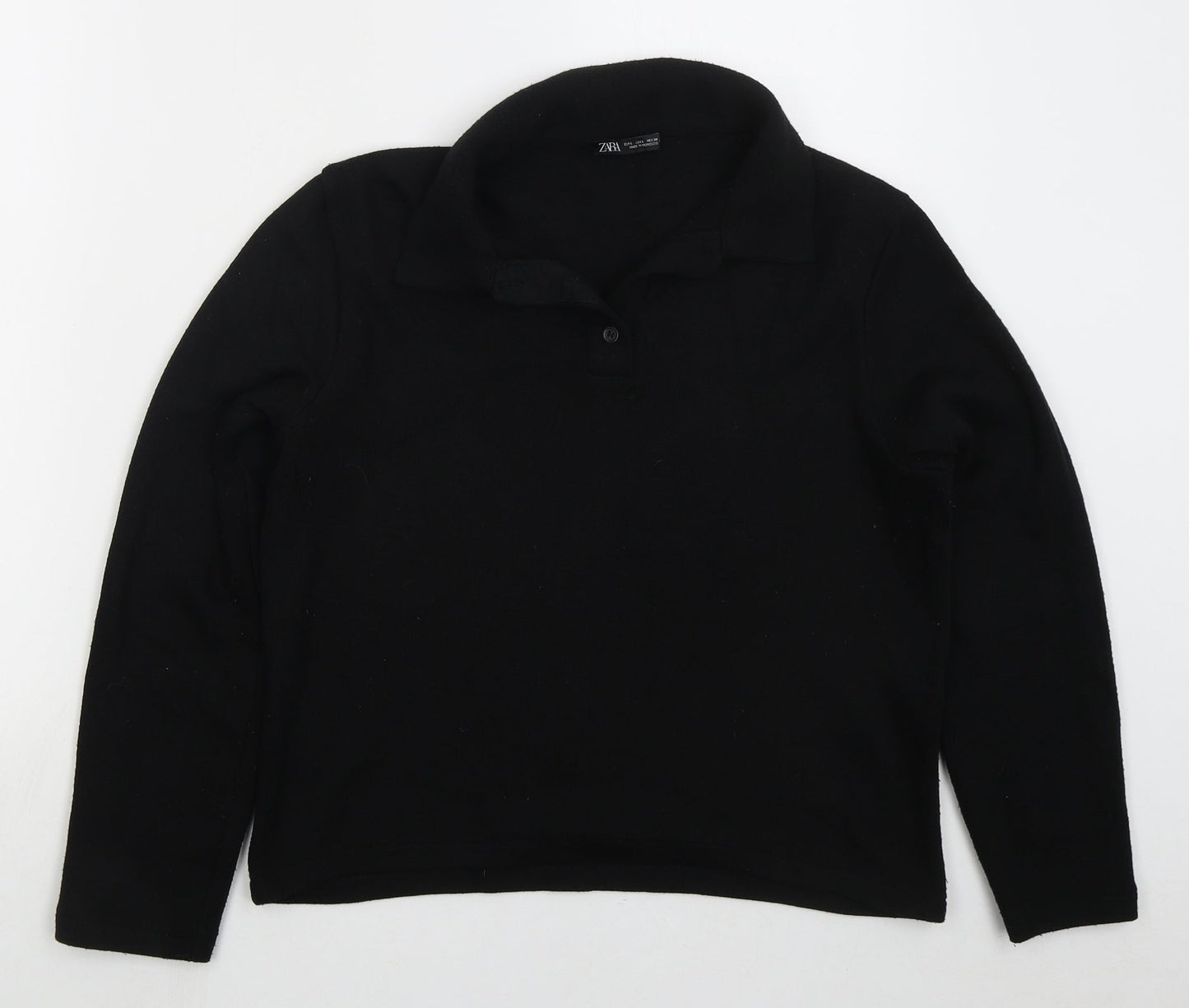 Womens UK Size L Zara Black Pullover Jumper