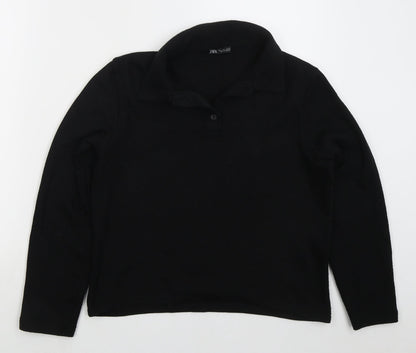 Womens UK Size L Zara Black Pullover Jumper