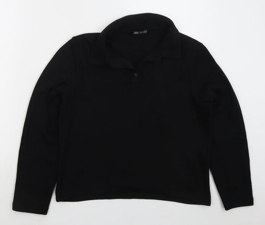 Womens UK Size L Zara Black Pullover Jumper