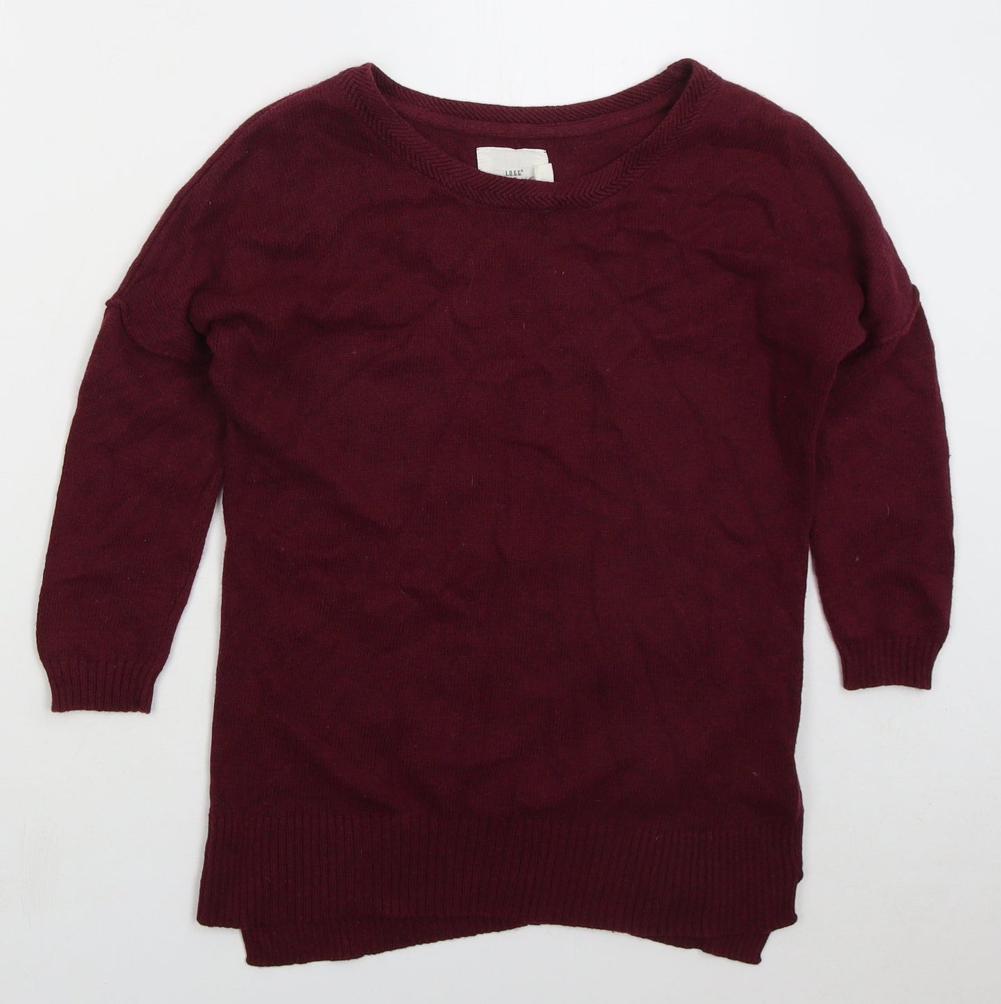 Womens UK Size XS H&M Red Pullover Jumper