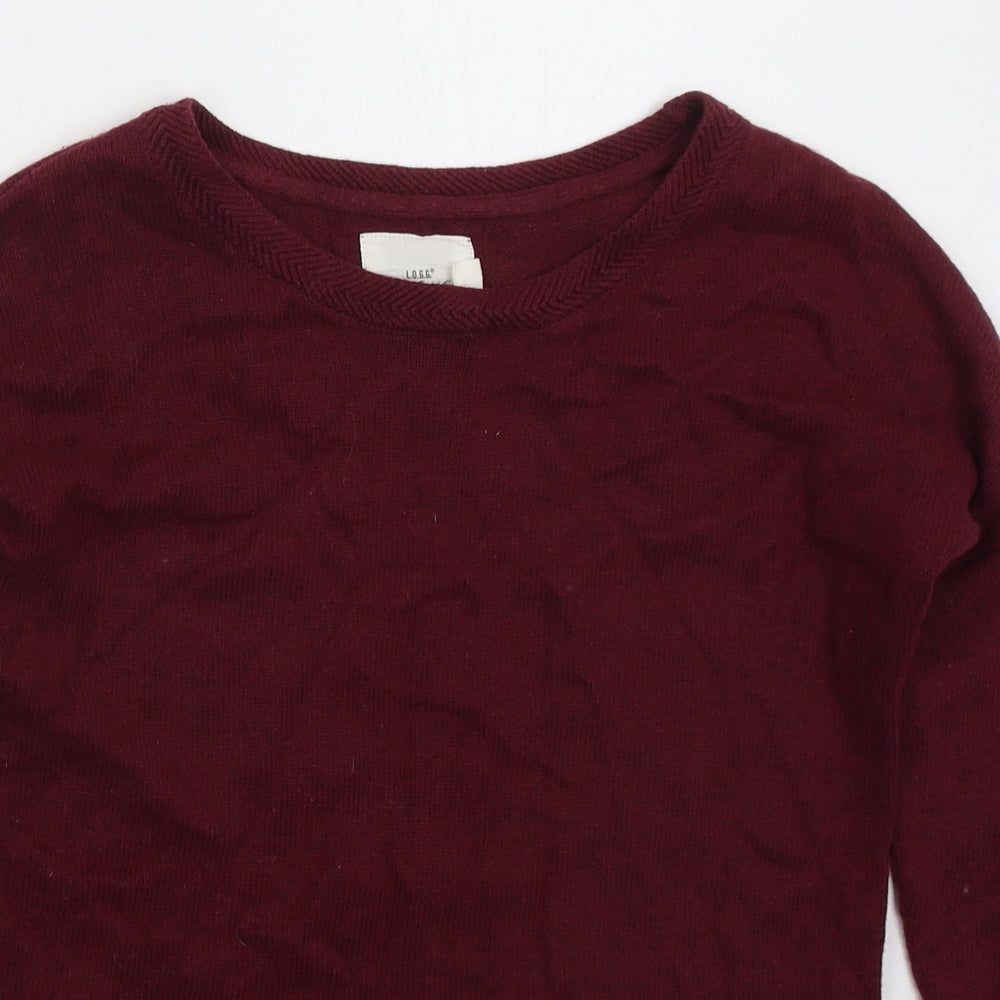Womens UK Size XS H&M Red Pullover Jumper