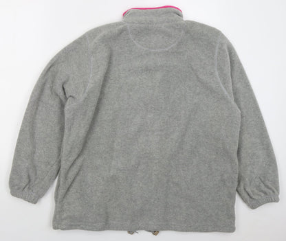 Mystify Womens Grey Jacket Size L Zip