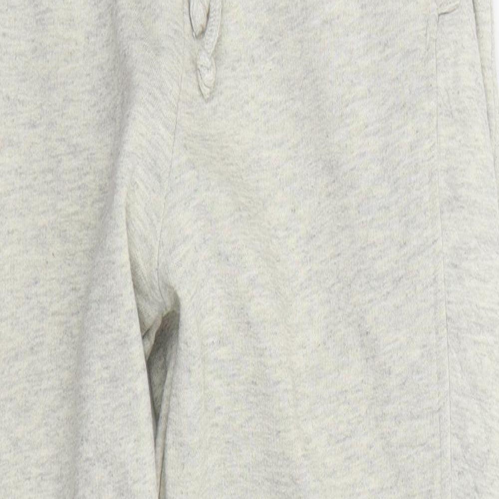 Topshop Womens Grey Cotton Sweat Shorts Size S L20 in Regular Drawstring