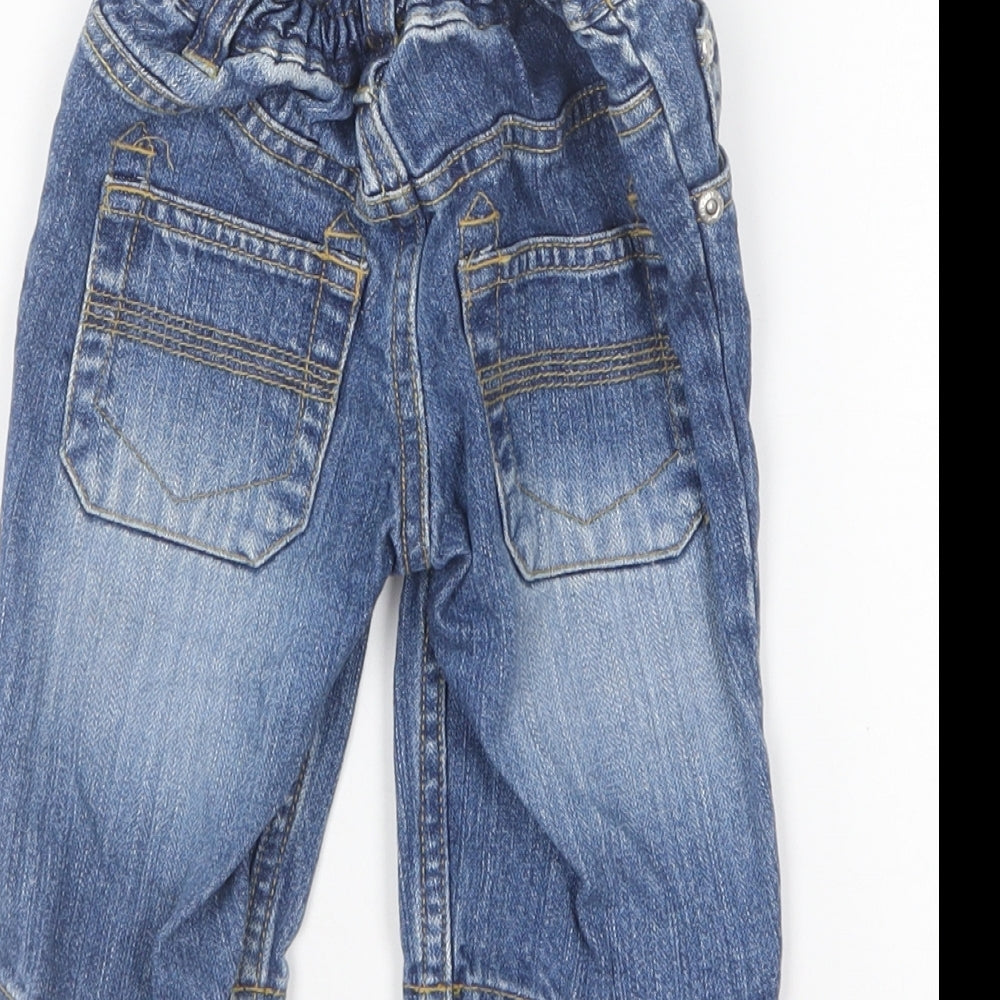 Dunnes Stores Baby Blue Cotton Capri Jeans Size 3-6 Months