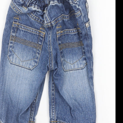 Dunnes Stores Baby Blue Cotton Capri Jeans Size 3-6 Months