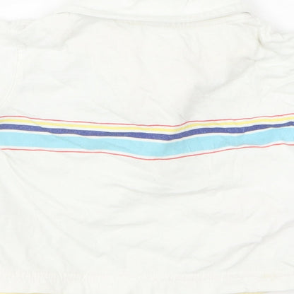 Dunnes Stores Baby White Cotton Basic Polo Size 0-3 Months Collared