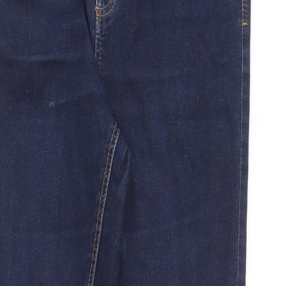 George Womens Blue Cotton Skinny Jeans Size 10 L27 in Regular
