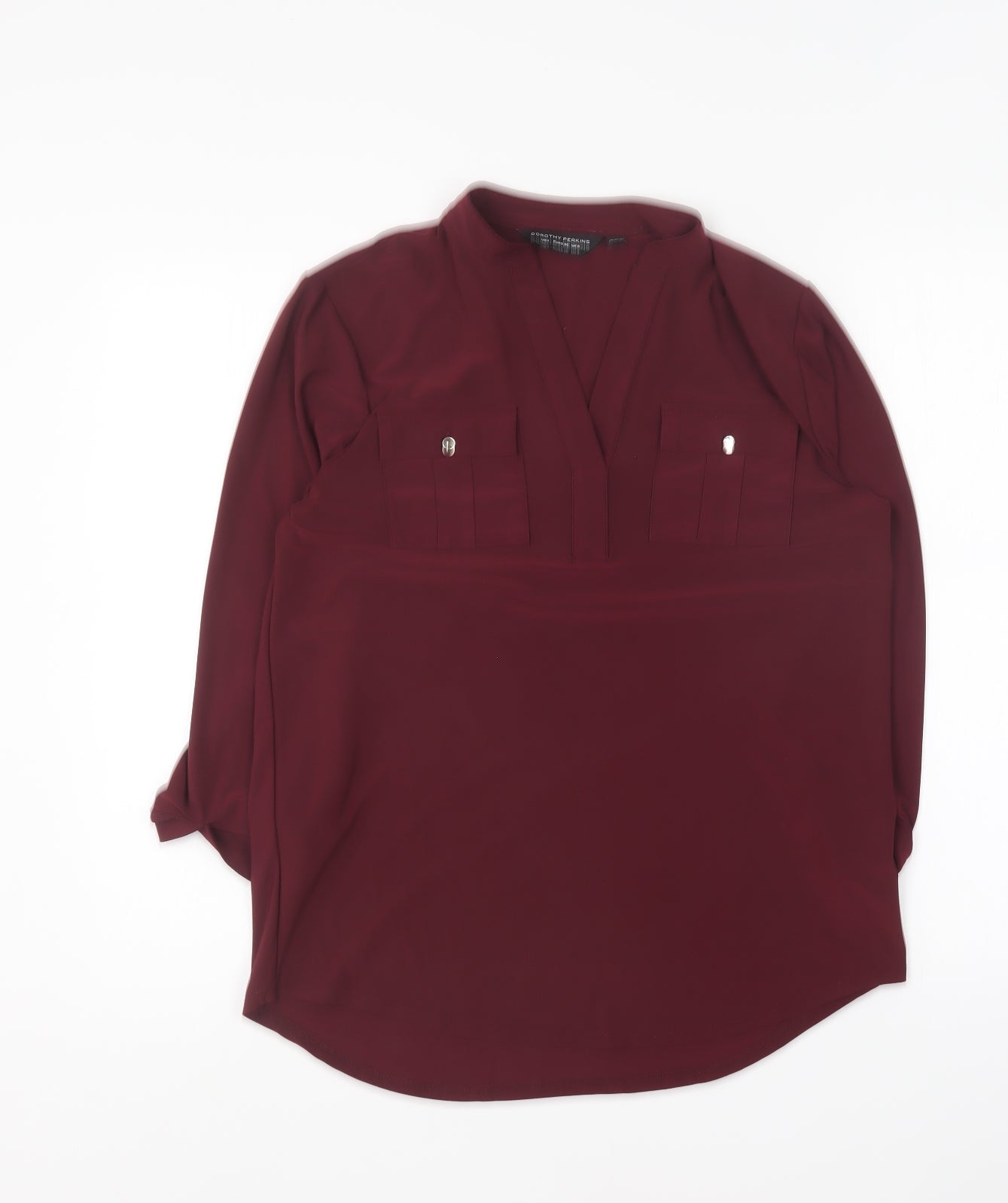 Womens UK Size 8 Dorothy Perkins Purple Basic Blouse