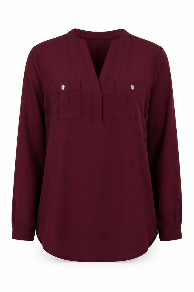 Womens UK Size 8 Dorothy Perkins Purple Basic Blouse