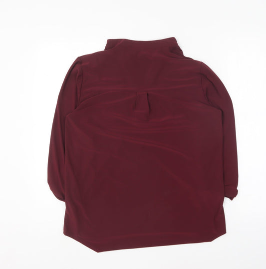 Womens UK Size 8 Dorothy Perkins Purple Basic Blouse