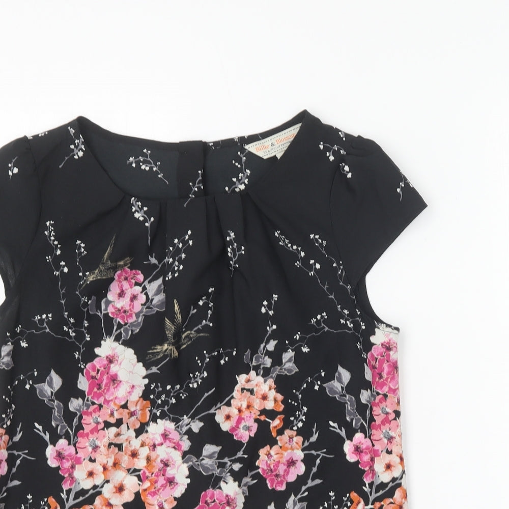 Womens UK Size 10 Dorothy Perkins Multicoloured Basic Blouse
