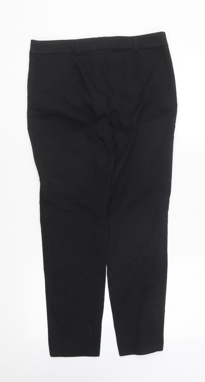 F&F Womens Black Cotton Skinny Jeans Size 10 L26 in Regular