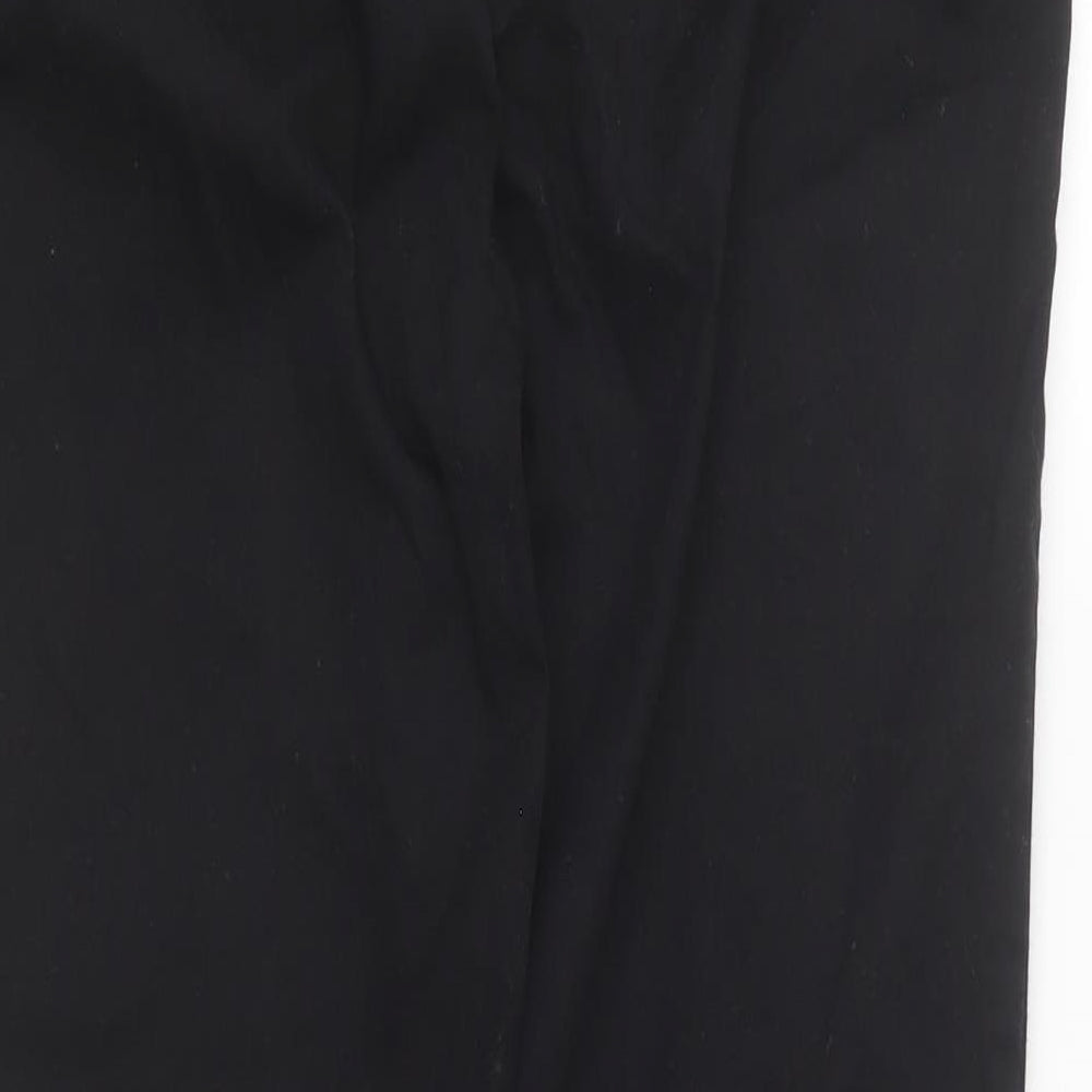 F&F Womens Black Cotton Skinny Jeans Size 10 L26 in Regular