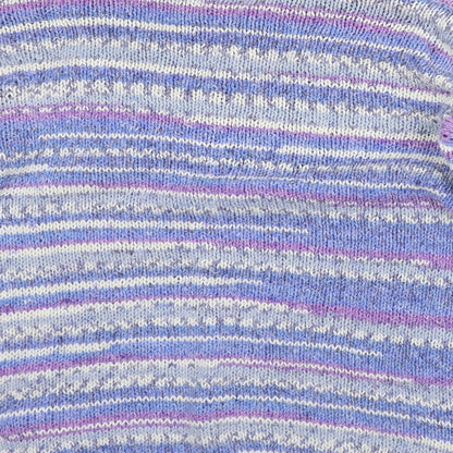 Womens UK Size M Preworn Purple Pullover Jumper