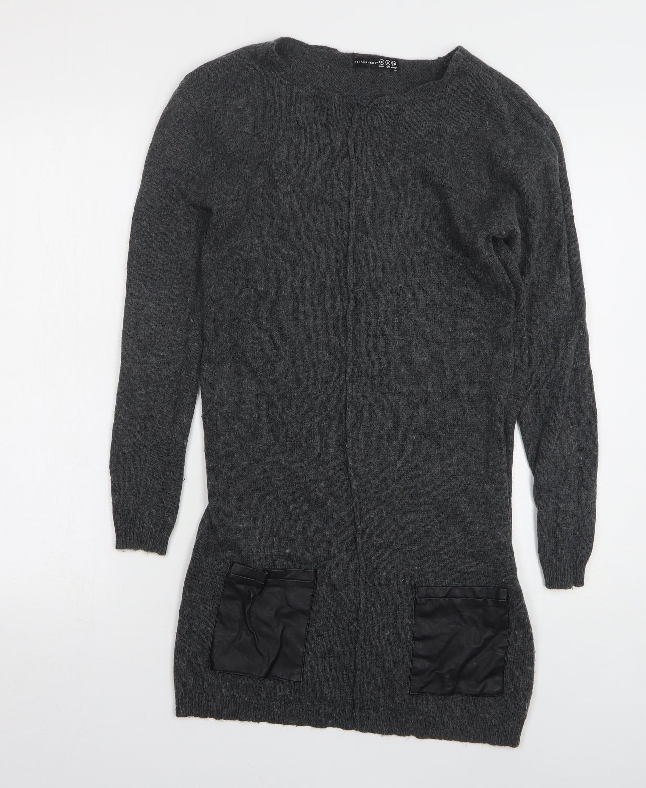 Womens UK Size 8 Atmosphere Grey Pullover Jumper